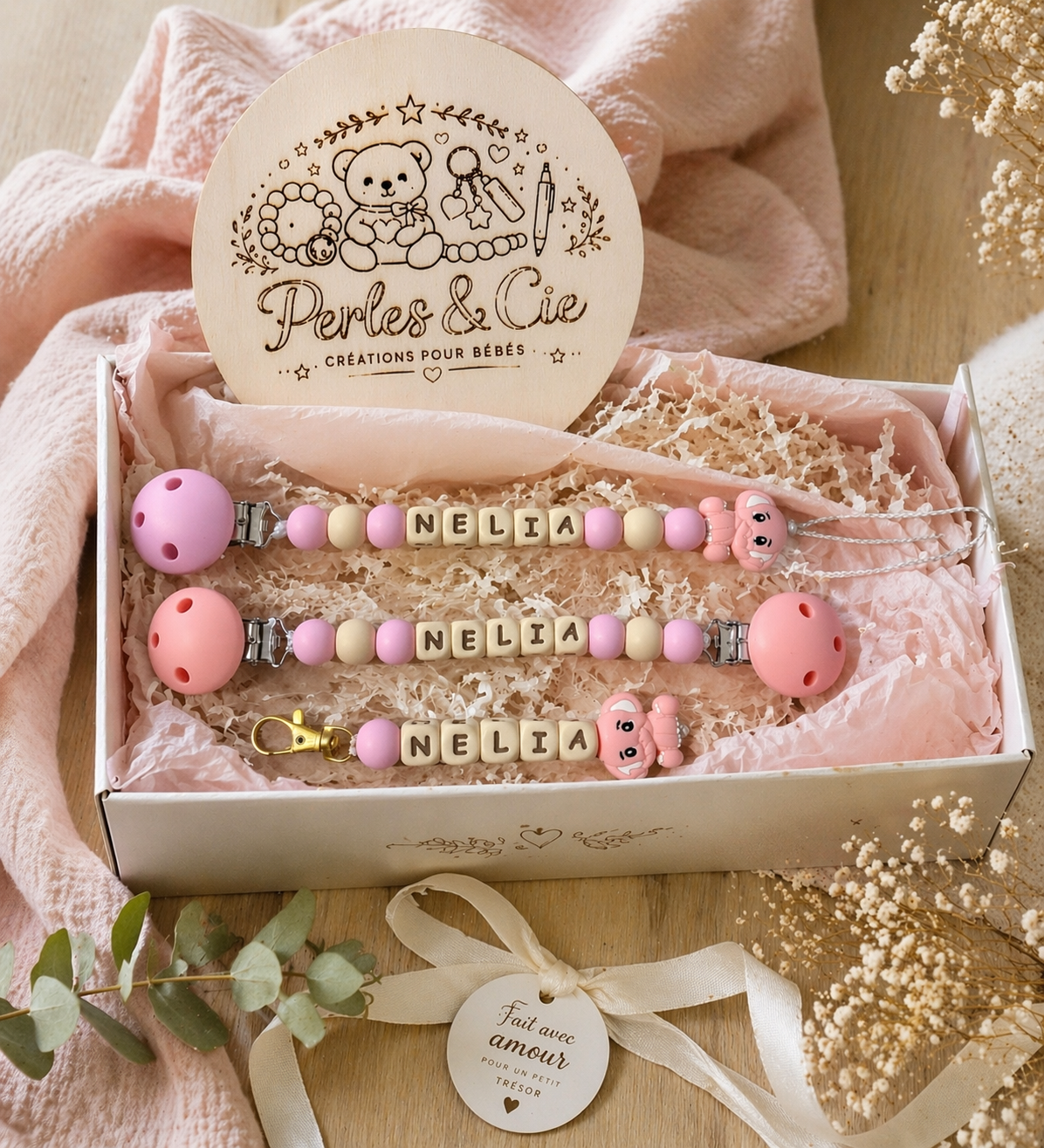 Coffret naissance avec prénom - garçon