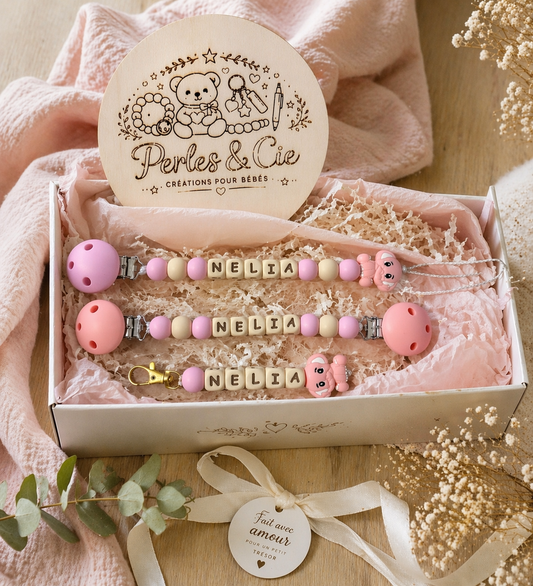 Coffret naissance avec prénom - garçon